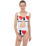 I love cannoli  Center Cut Out Swimsuit