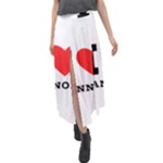 I love cannoli  Velour Split Maxi Skirt