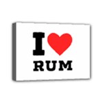 I love rum Mini Canvas 7  x 5  (Stretched)