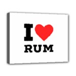 I love rum Canvas 10  x 8  (Stretched)