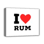 I love rum Deluxe Canvas 14  x 11  (Stretched)