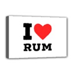 I love rum Deluxe Canvas 18  x 12  (Stretched)