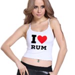 I love rum Spaghetti Strap Bra Top