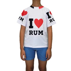 Kids  Short Sleeve Swimwear 