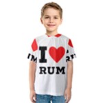 I love rum Kids  Sport Mesh Tee