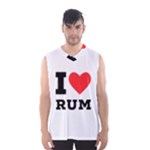 I love rum Men s Basketball Tank Top