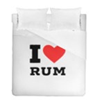 I love rum Duvet Cover Double Side (Full/ Double Size)