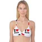 I love rum Reversible Tri Bikini Top