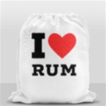 I love rum Drawstring Bag (Small)