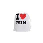 I love rum Drawstring Pouch (XS)