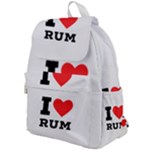 I love rum Top Flap Backpack