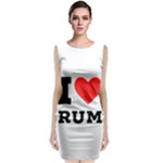 I love rum Classic Sleeveless Midi Dress