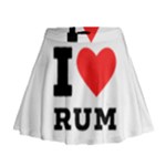 I love rum Mini Flare Skirt