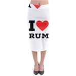 I love rum Midi Pencil Skirt