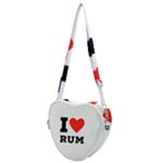 I love rum Heart Shoulder Bag