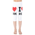 I love rum Kids  Capri Leggings 