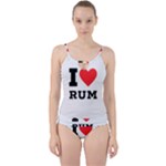 I love rum Cut Out Top Tankini Set