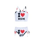 I love rum Girls  Tankini Swimsuit