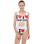 I love rum Center Cut Out Swimsuit