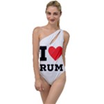 I love rum To One Side Swimsuit