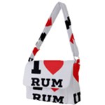 I love rum Full Print Messenger Bag (S)