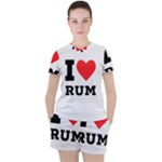 I love rum Women s Tee and Shorts Set