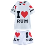 I love rum Kids  Swim Tee and Shorts Set