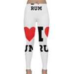 I love rum Lightweight Velour Classic Yoga Leggings