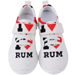 I love rum Women s Velcro Strap Shoes