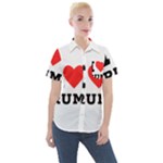 I love rum Women s Short Sleeve Pocket Shirt