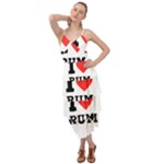 I love rum Layered Bottom Dress