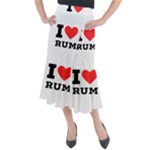 I love rum Midi Mermaid Skirt