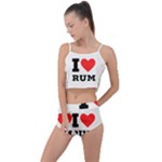 I love rum Summer Cropped Co-Ord Set