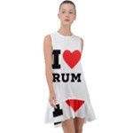 I love rum Frill Swing Dress