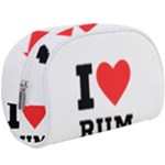 I love rum Make Up Case (Large)