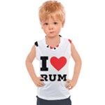 I love rum Kids  Sport Tank Top