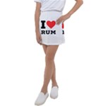 I love rum Kids  Tennis Skirt