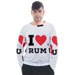 I love rum Men s Long Sleeve Raglan Tee