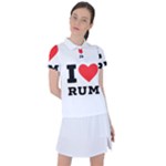 I love rum Women s Polo Tee