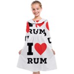 I love rum Kids  Midi Sailor Dress