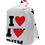 I love rum Zip Up Backpack