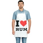 I love rum Kitchen Apron
