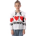 I love rum Kids  Peter Pan Collar Blouse