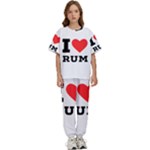 I love rum Kids  Tee and Pants Sports Set