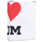 I love rum Playing Cards Single Design (Rectangle) with Custom Box