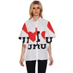 I love rum Women s Batwing Button Up Shirt