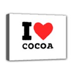 I love cocoa Deluxe Canvas 16  x 12  (Stretched) 