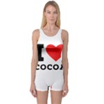 I love cocoa One Piece Boyleg Swimsuit