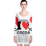 I love cocoa Long Sleeve Bodycon Dress