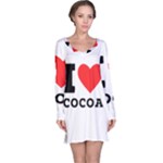 I love cocoa Long Sleeve Nightdress